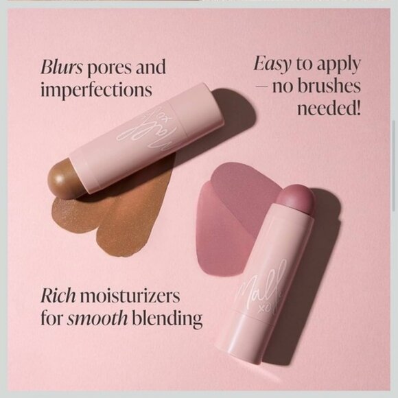 Mally Beauty Shimmer, Shape & Glow Plus Face Defining Stick in HINT OF MAUVE NIB - Picture 4 of 9